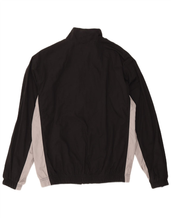 Nike Mens Tracksuit Top Jacket UK 39/41 Medium Black Colourblock Polyester