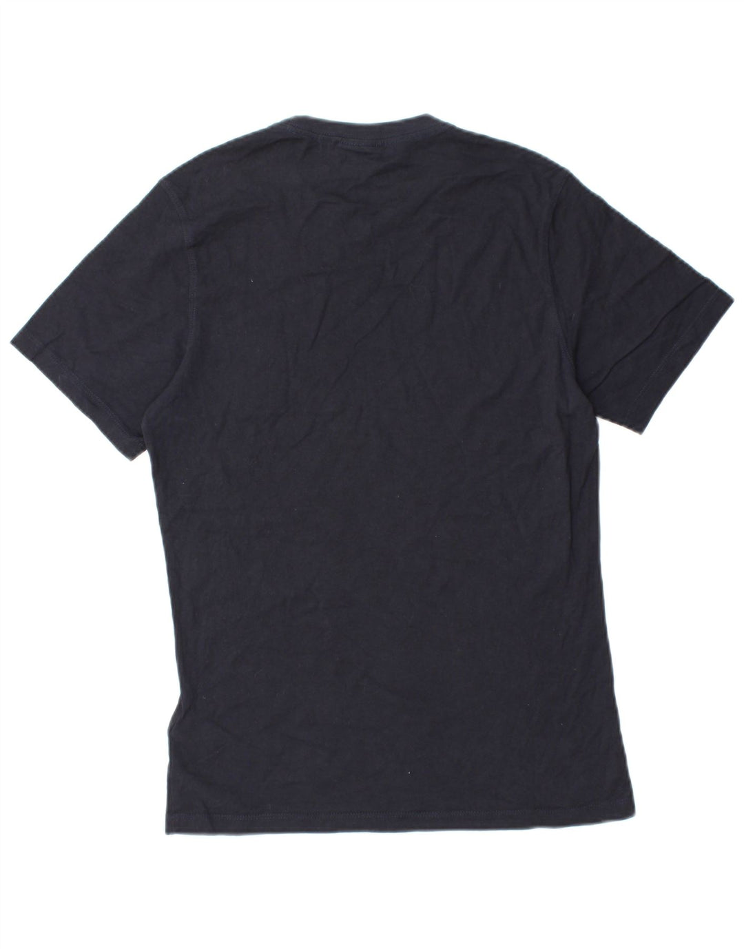 BARBOUR Mens Slim Fit T-Shirt Top Small Navy Blue Cotton