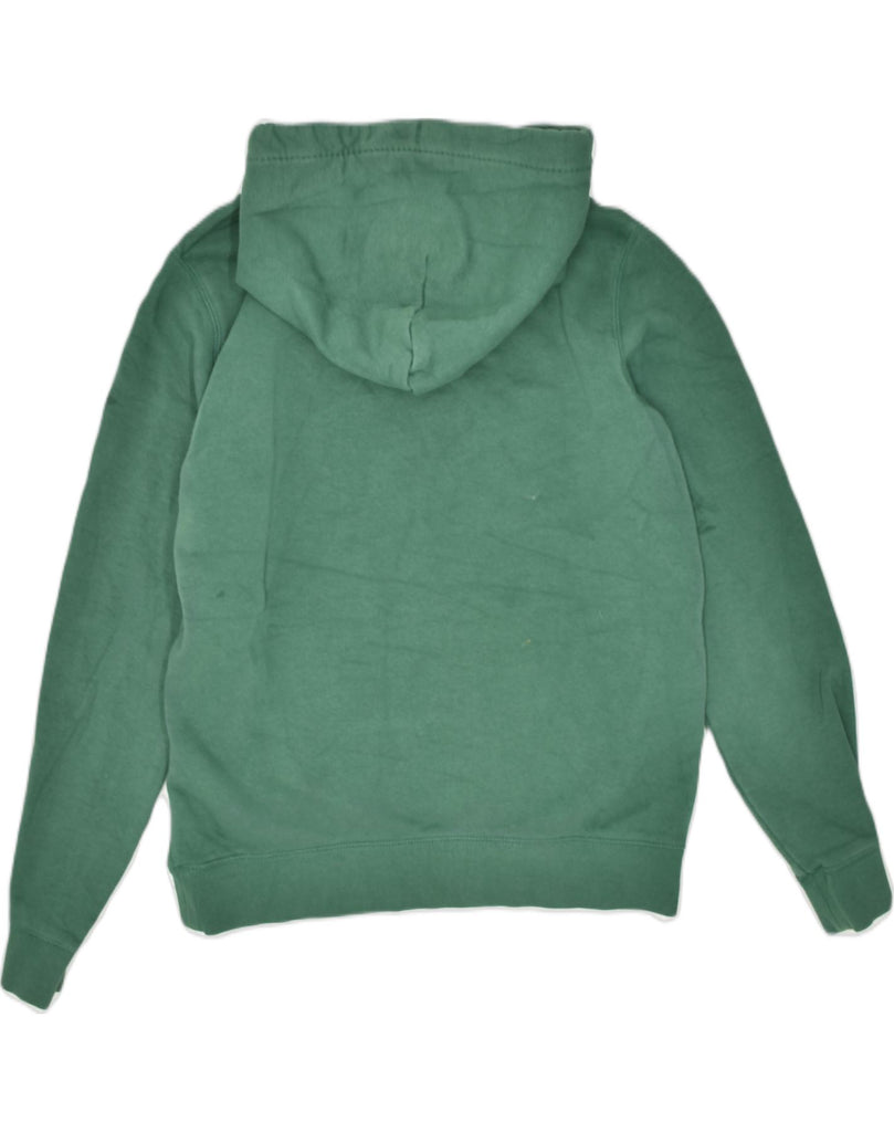 JACK WILLS Womens Graphic Hoodie Jumper UK 14 Large  Green Cotton | Vintage Jack Wills | Thrift | Second-Hand Jack Wills | Used Clothing | Messina Hembry 