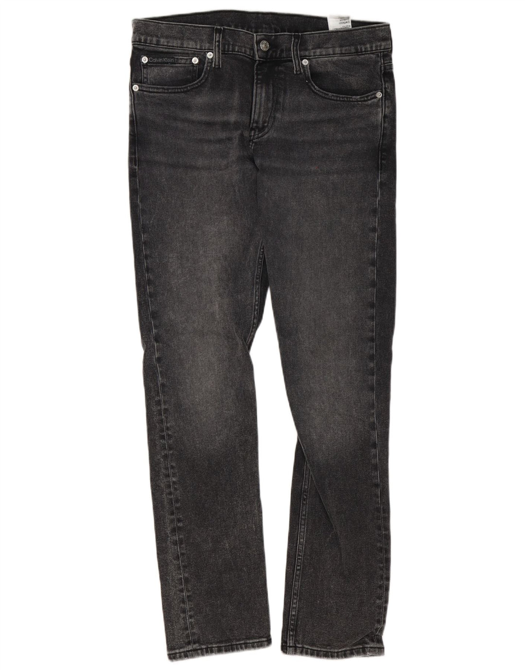 Calvin Klein Mens Slim Jeans W32 L32 Grey Cotton