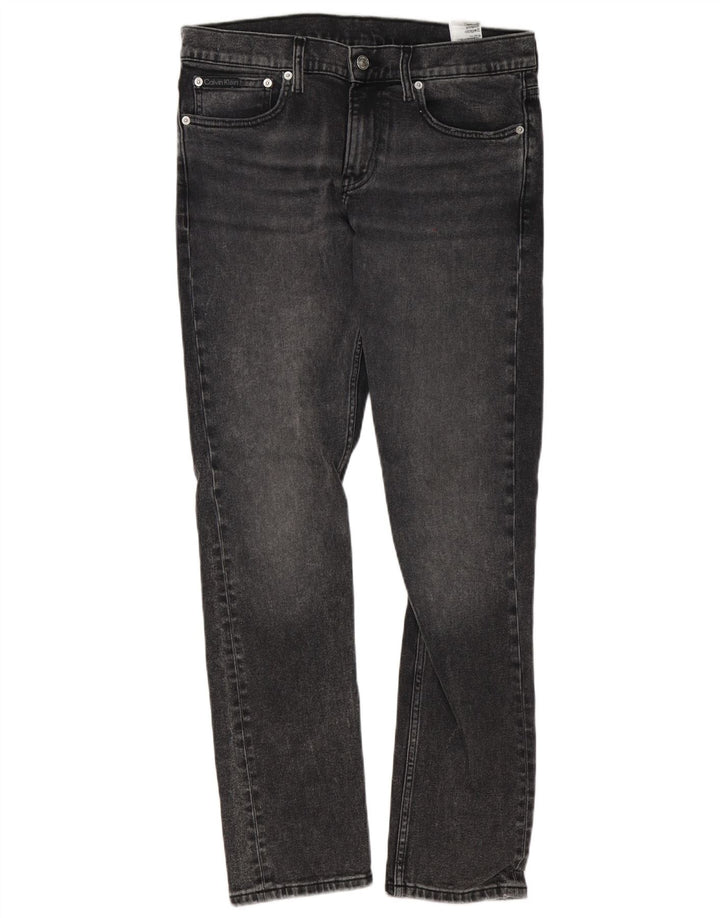 Calvin Klein Mens Slim Jeans W32 L32 Grey Cotton