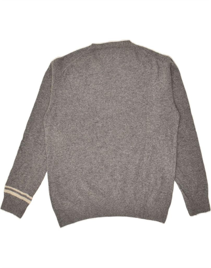 FRED PERRY Boys Crew Neck Jumper Sweater 11-12 Years Grey Wool | Vintage Fred Perry | Thrift | Second-Hand Fred Perry | Used Clothing | Messina Hembry 