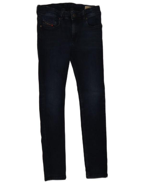 Diesel Boys Slim Jeans 13-14 Years W28 L29 Navy Blue Cotton