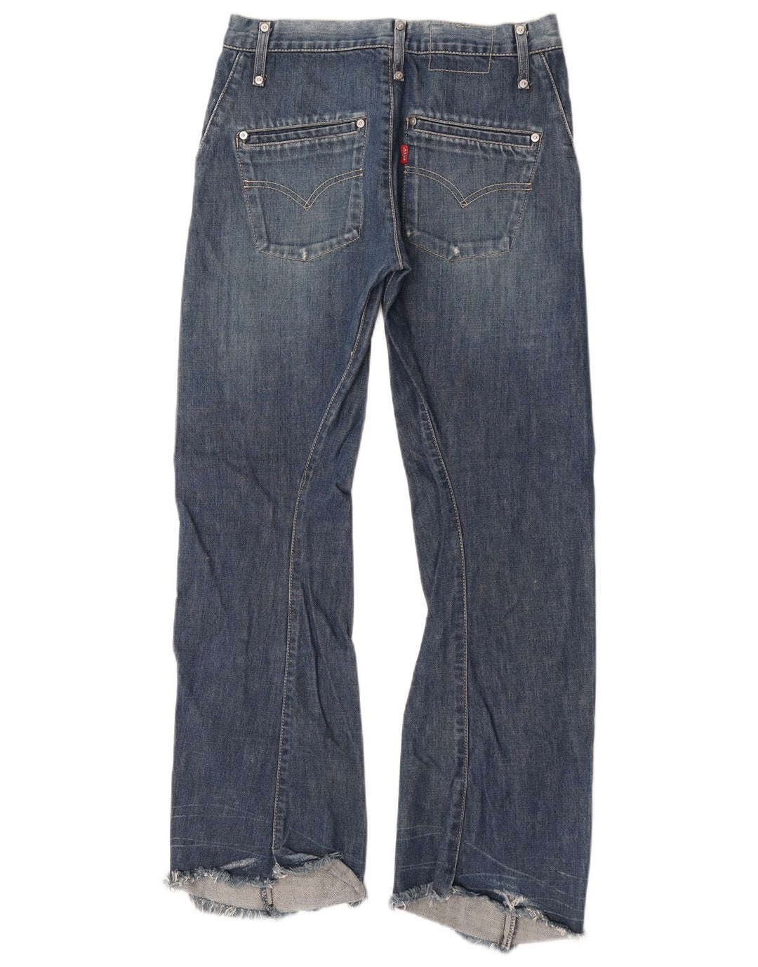 Levi's Mens Banana Bootcut Jeans W30 L29 Blue Cotton
