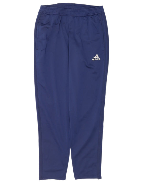 Adidas Mens Tracksuit Trousers Medium  Navy Blue Polyester