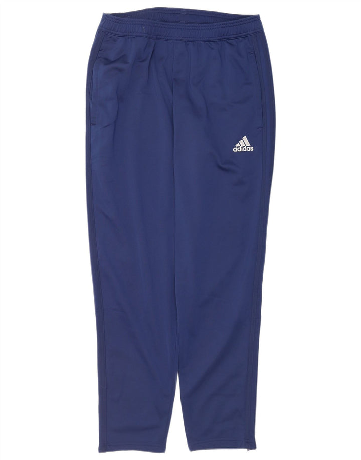 Adidas Mens Tracksuit Trousers Medium  Navy Blue Polyester