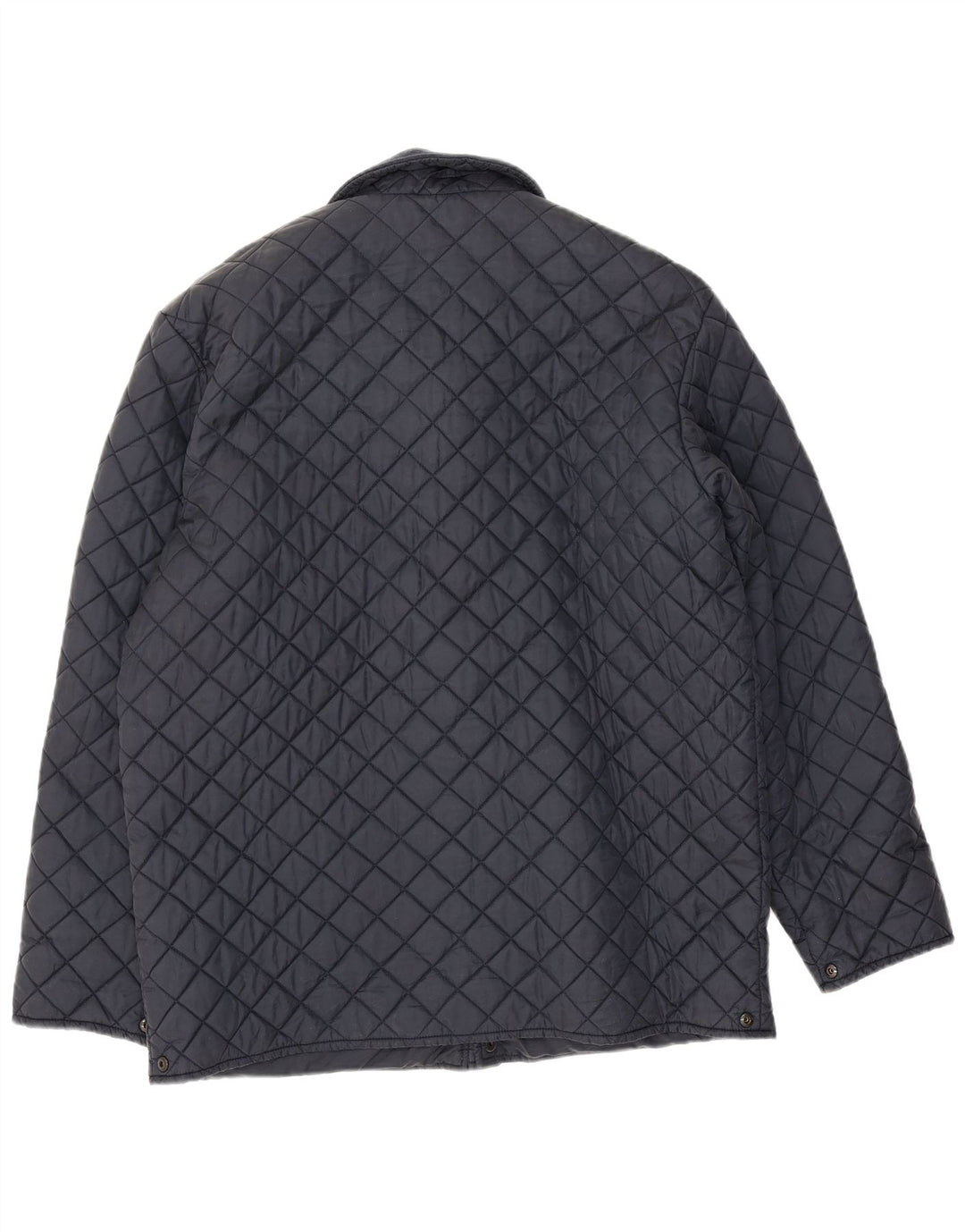 Fila Mens Quilted Jacket UK 38 Medium Navy Blue Polyamide