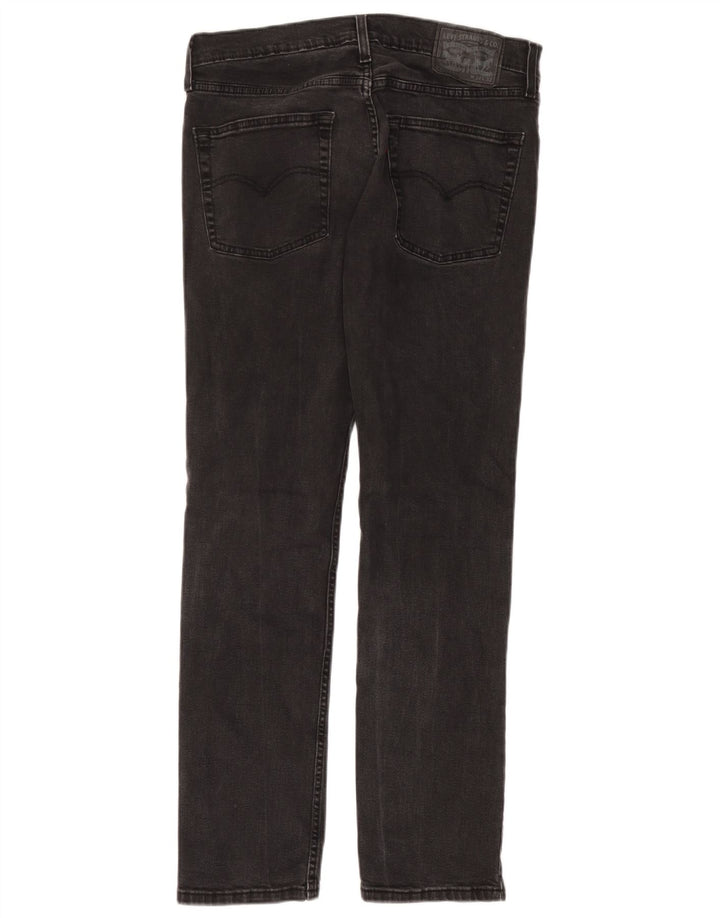 Levi's Mens Slim Jeans W34 L32 Grey Cotton