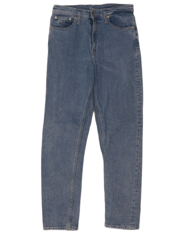 Tommy Hilfiger Womens Izzie High Rise Slim Jeans W26 L28 Blue Cotton