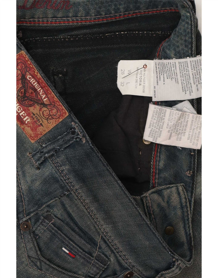 Tommy Hilfiger Womens Slim Jeans W28 L32 Blue Cotton