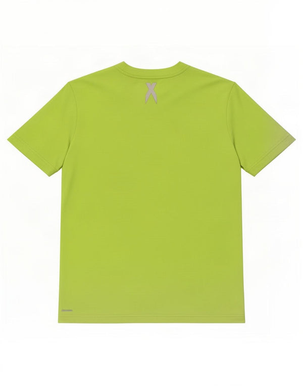 Adidas Boys Climalite Graphic T-Shirt Top 13-14 Years XL Green Polyester