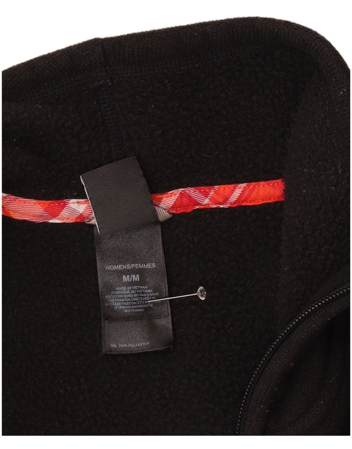 The North Face Womens Tracksuit Top Jacket UK 12 Medium Black Polyester