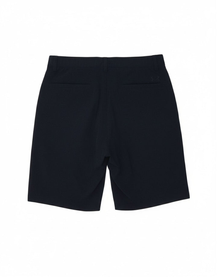 UNDER ARMOUR Mens Heat Gear Chino Shorts W30 Medium Navy Blue Polyester
