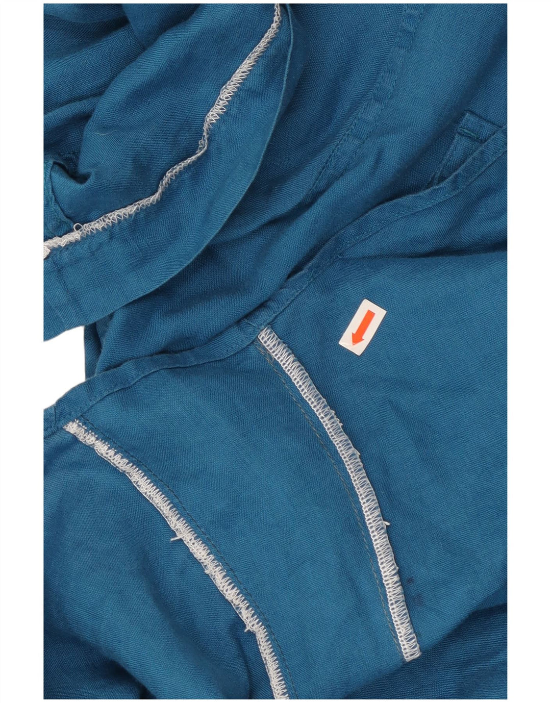 TOMMY HILFIGER Mens Custom Fit Short Sleeve Shirt XL Blue