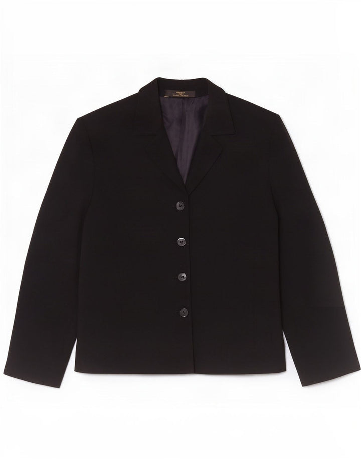 Marks & Spencer Womens St. Michael 4 Button Blazer Jacket UK 16 Large Black