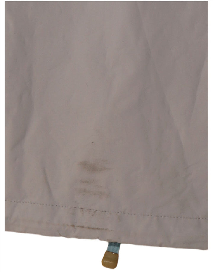 COLUMBIA Womens Hooded Windbreaker Jacket UK 14 Medium Blue Nylon Sports