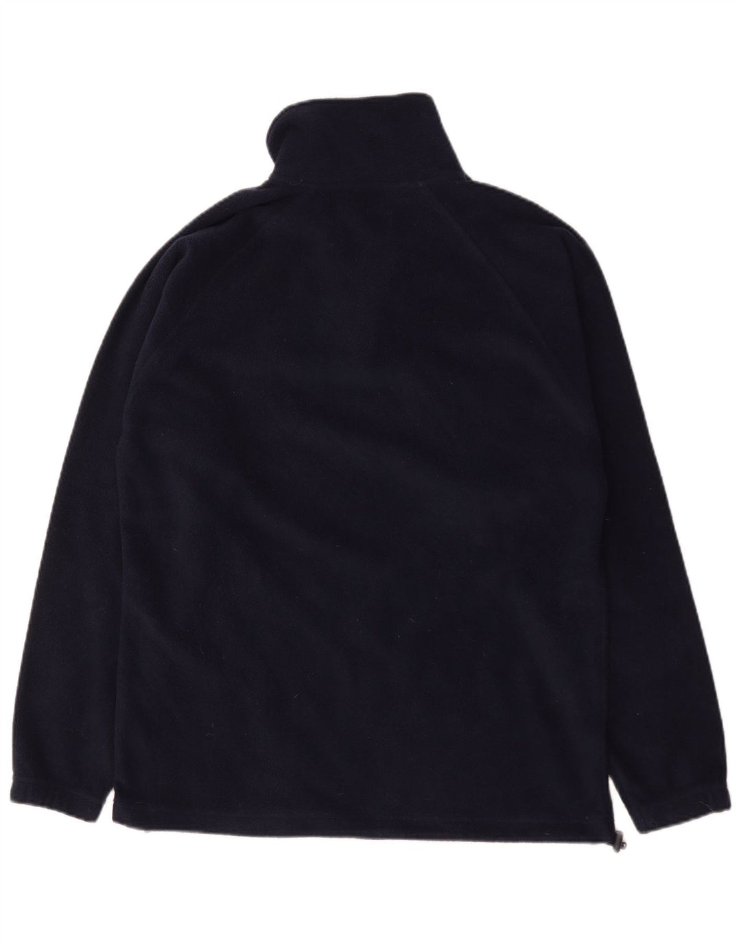 Kappa Mens Zip Neck Fleece Jumper Small Navy Blue Polyester