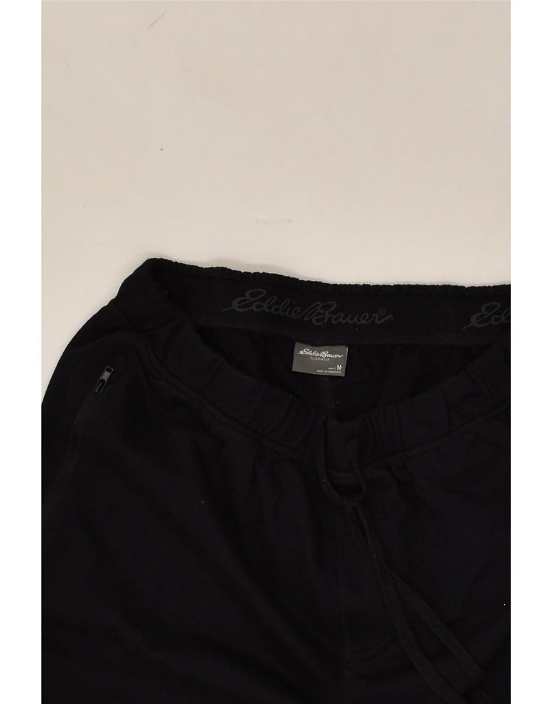 EDDIE BAUER Mens Sleepwear Sport Shorts Medium Black Cotton | Vintage Eddie Bauer | Thrift | Second-Hand Eddie Bauer | Used Clothing | Messina Hembry 