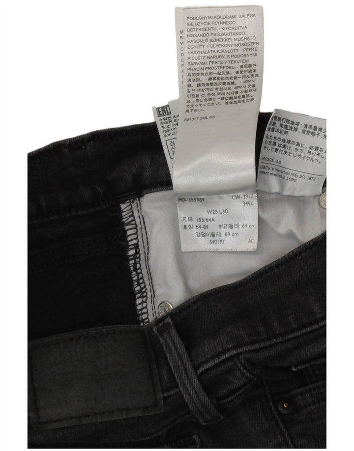 Levi's Womens 311 Shaping Skinny Jeans W25 L30 Grey