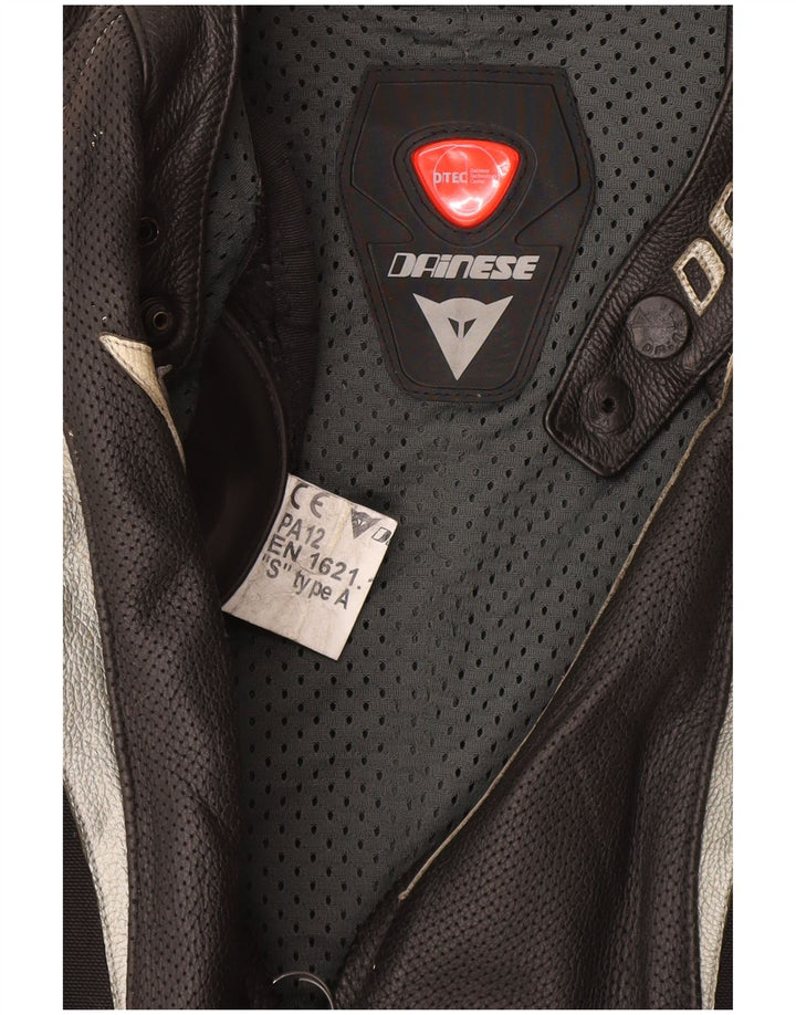 Dainese Mens Graphic 2 Piece Set Size 50 Small W34 L28 Black Biker