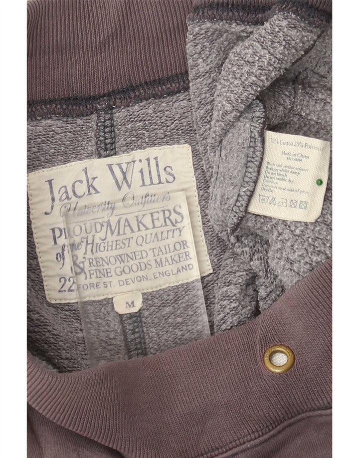 Jack Wills Mens Graphic Sport Shorts Medium Grey Colourblock Cotton
