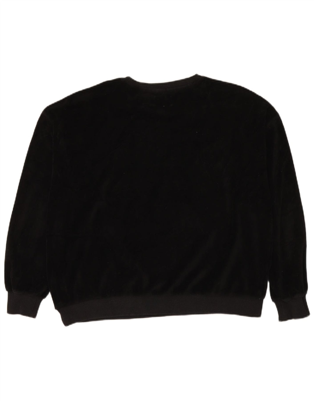 PEPE JEANS Womens Oversized Graphic Sweatshirt Jumper UK 18 XL Black