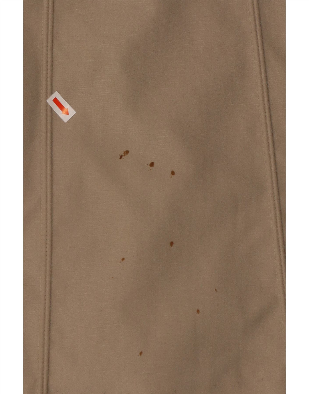 VINTAGE Womens Oversized Faux Fur Overcoat EU 40 Medium Beige Polyester