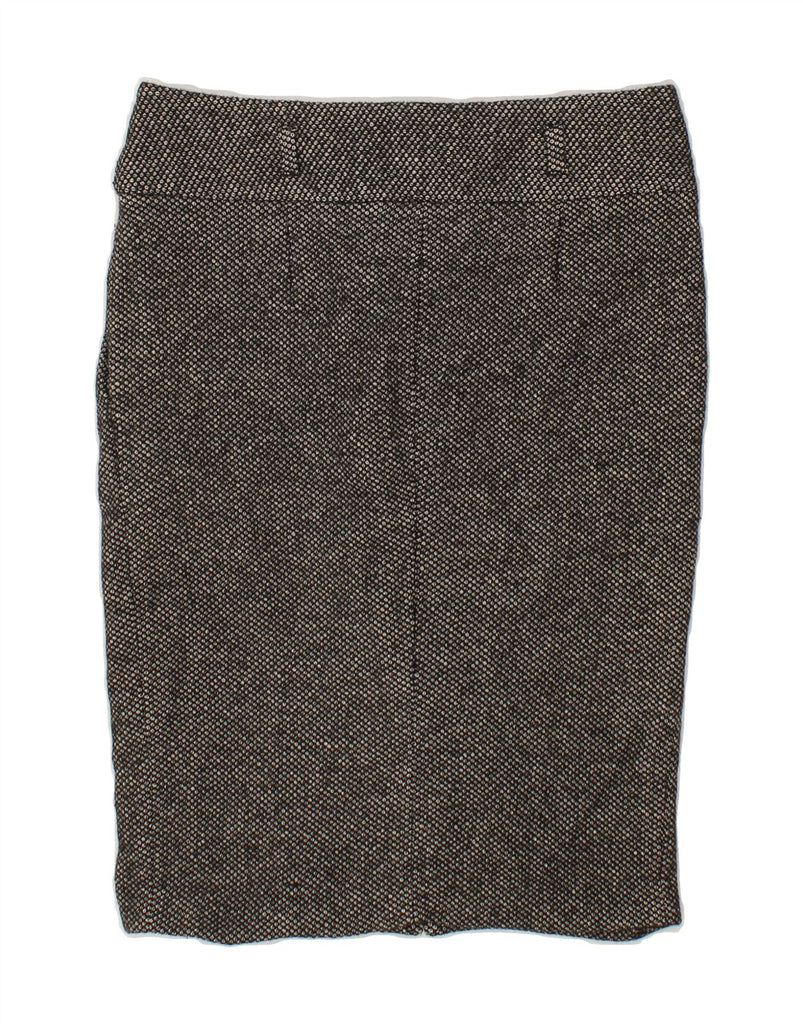 MASSIMO DUTTI Womens Pencil Skirt EU 40 Medium W30  Grey Spotted Wool Vintage Massimo Dutti and Second-Hand Massimo Dutti from Messina Hembry 