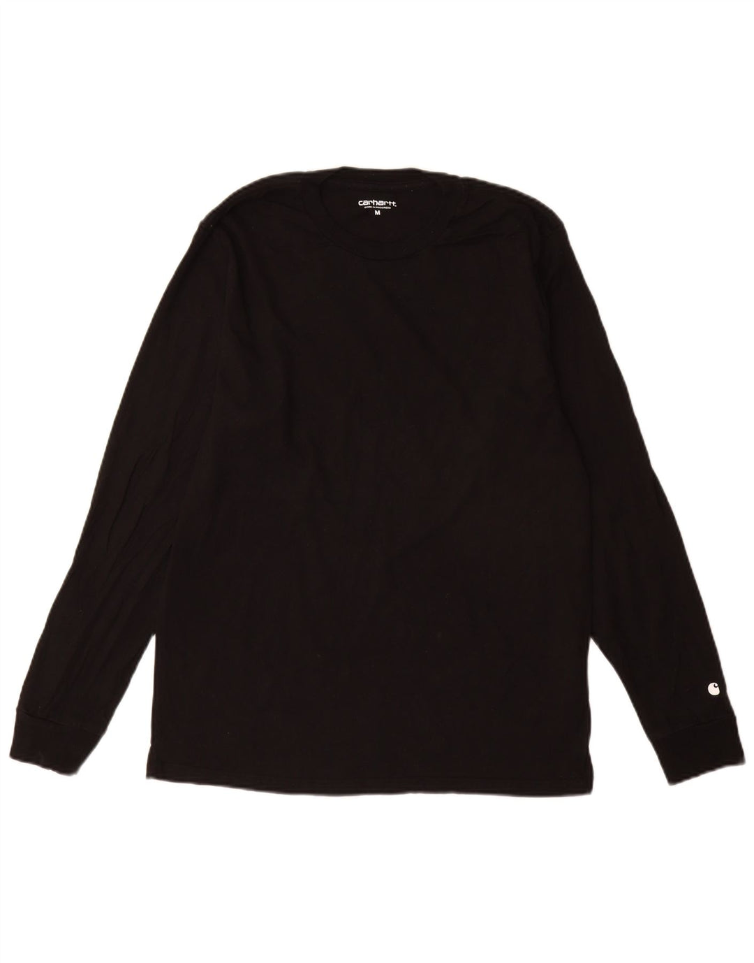Carhartt Mens Top Long Sleeve Medium Black Cotton