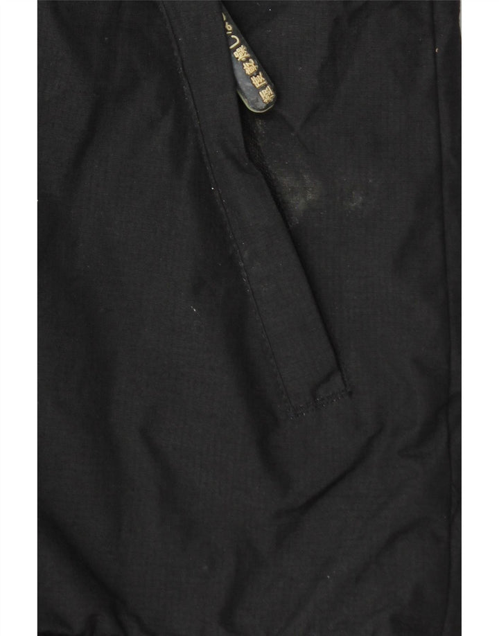 Superdry Womens Graphic Windbreaker Jacket UK 10 Small Black