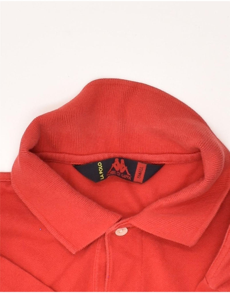 KAPPA Mens Polo Shirt Small Red Cotton | Vintage Kappa | Thrift | Second-Hand Kappa | Used Clothing | Messina Hembry 