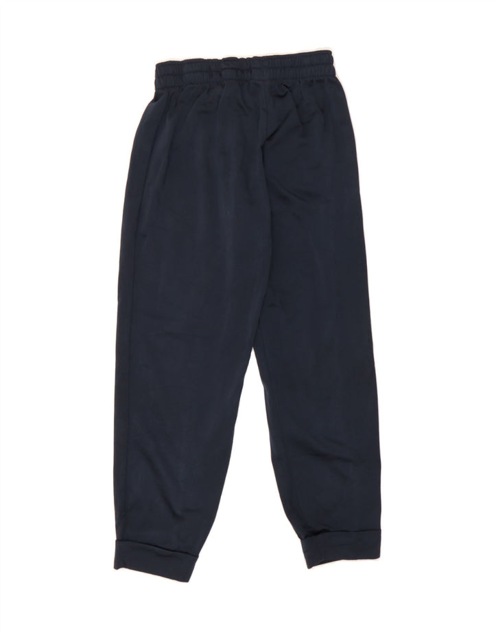 ADIDAS Boys Tracksuit Trousers Joggers 9-10 Years  Navy Blue Polyester Vintage Adidas and Second-Hand Adidas from Messina Hembry 