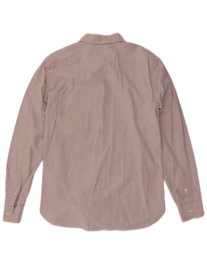 Dockers Mens Slim Shirt Medium Pink Cotton