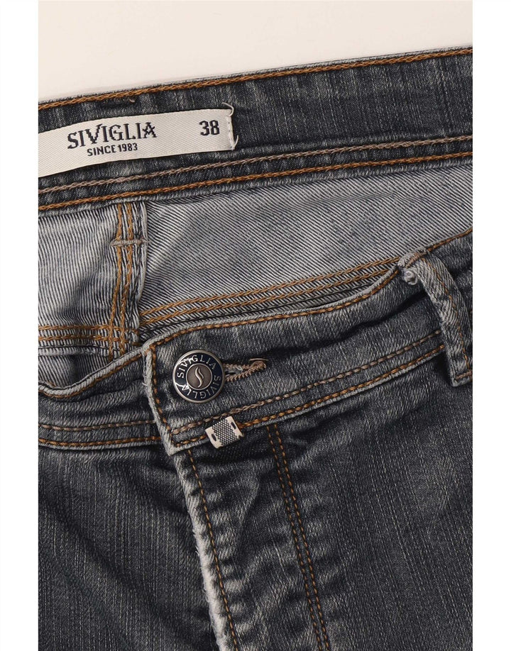 SIVIGLIA Mens Slim Jeans W38 L36 Blue