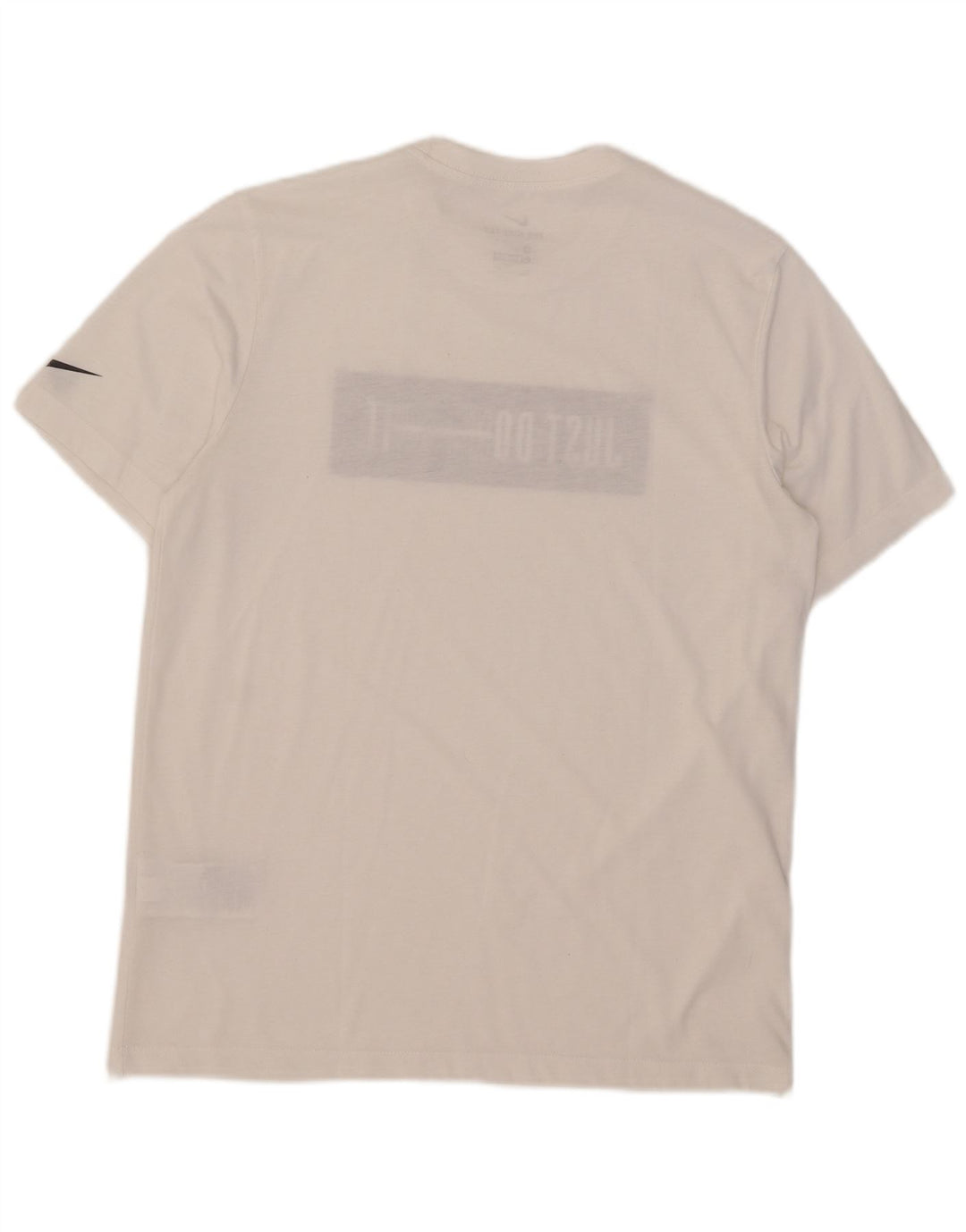 Nike Mens Dri Fit Graphic T-Shirt Top Medium White Cotton