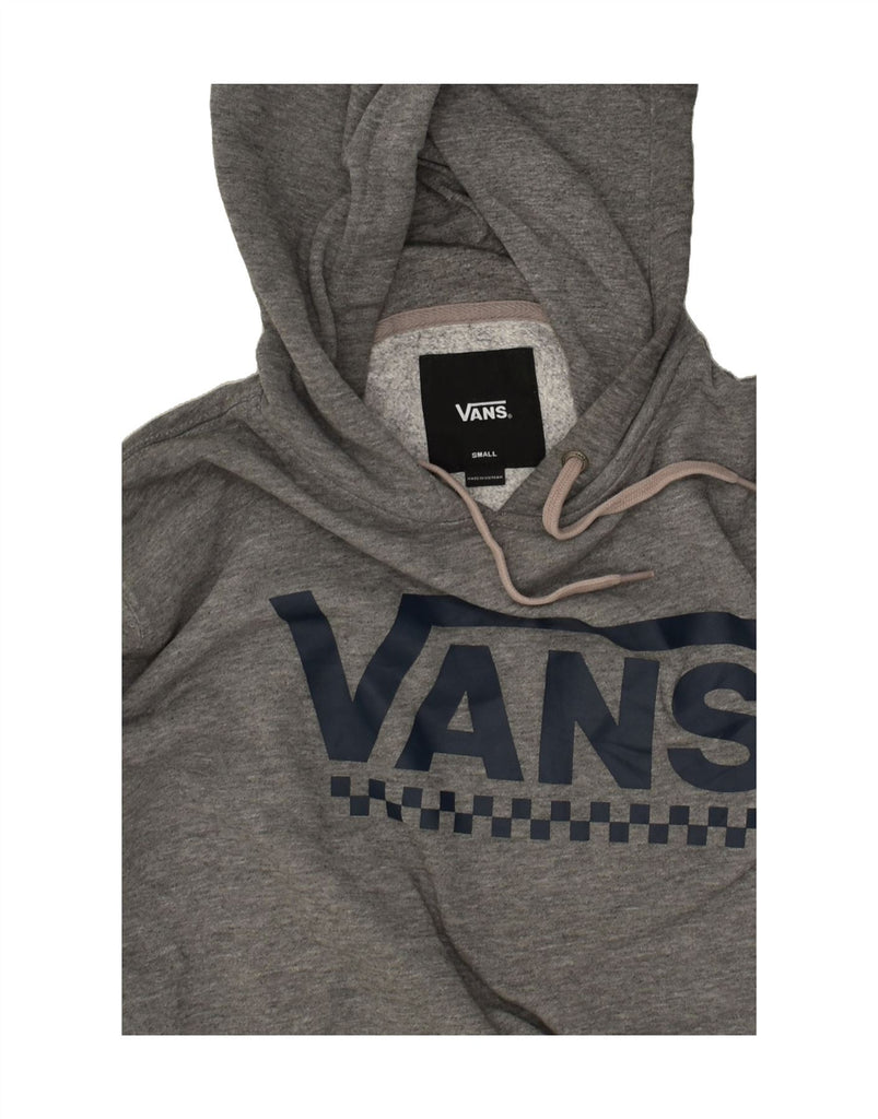 VANS Mens Graphic Hoodie Jumper Small Grey | Vintage Vans | Thrift | Second-Hand Vans | Used Clothing | Messina Hembry 