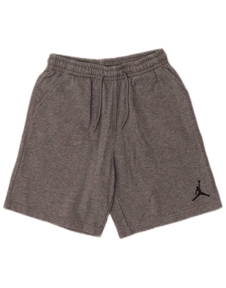 Jordan Boys Sport Shorts 12-13 Years Large Grey Cotton