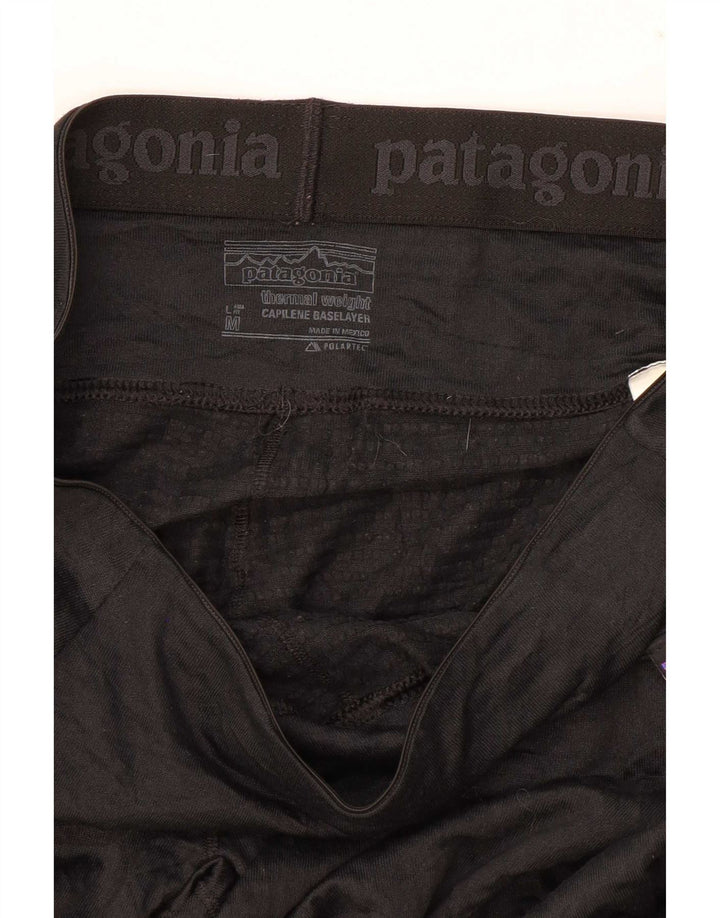 Patagonia Womens Leggings UK 12 Medium Black Polyester