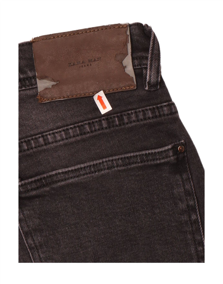Zara Mens Slim Jeans EU 46 XL W36 L30 Grey