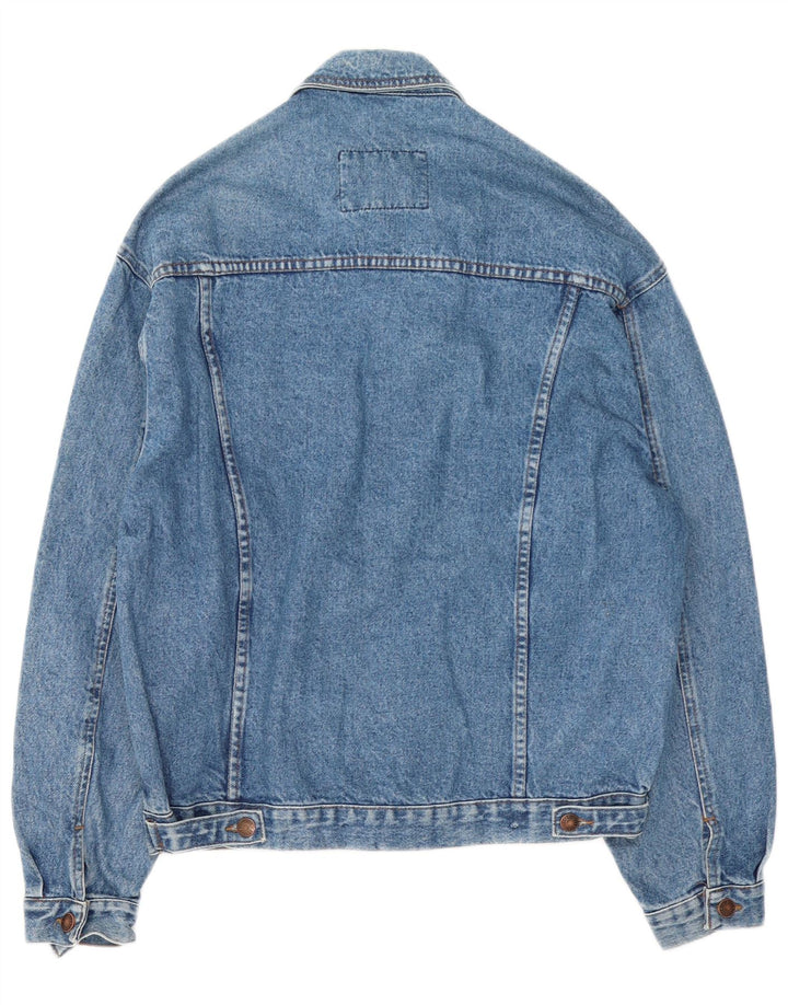 Casucci Mens Denim Jacket UK 38 Medium Blue Cotton
