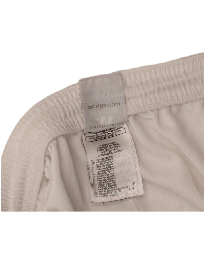 ADIDAS Mens Climalite Sport Shorts Medium  White Polyester