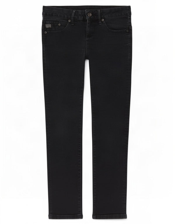 G-Star Womens Midge Low Waist Slim Jeans W27 L28 Navy Blue Cotton