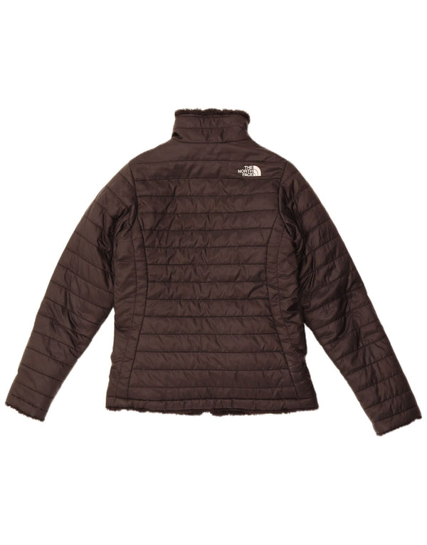 The North Face Girls Reversible Padded Jacket 11-12 Years Large Black