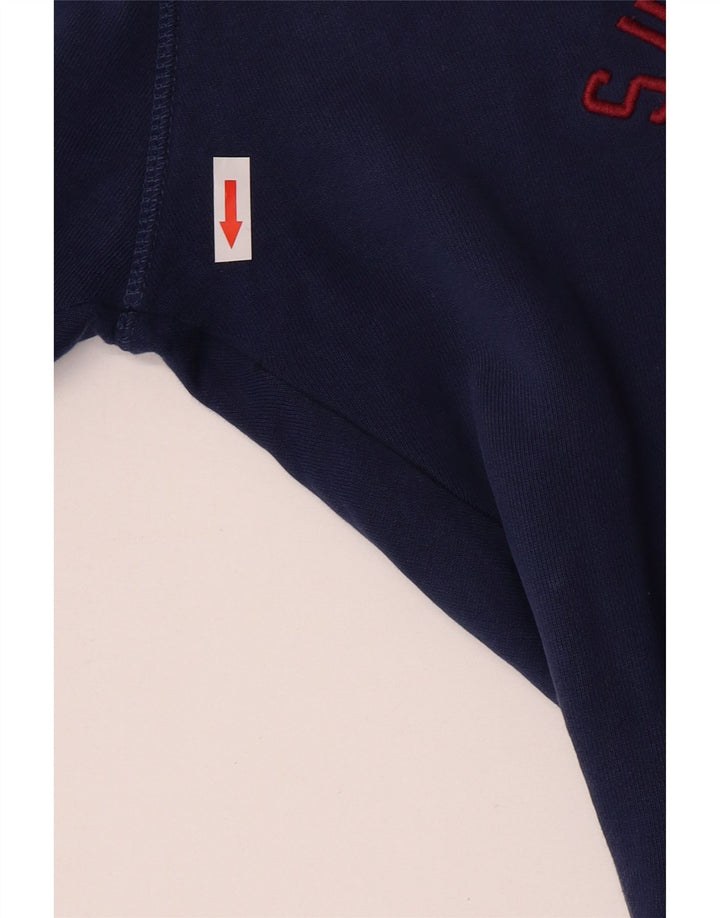 Superdry Mens Graphic Tracksuit Trousers Joggers Small  Blue Cotton