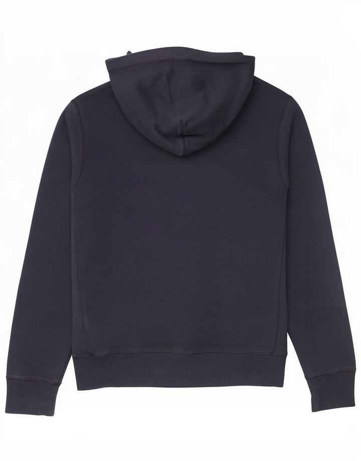 Nike Mens Hoodie Jumper Medium Navy Blue Cotton