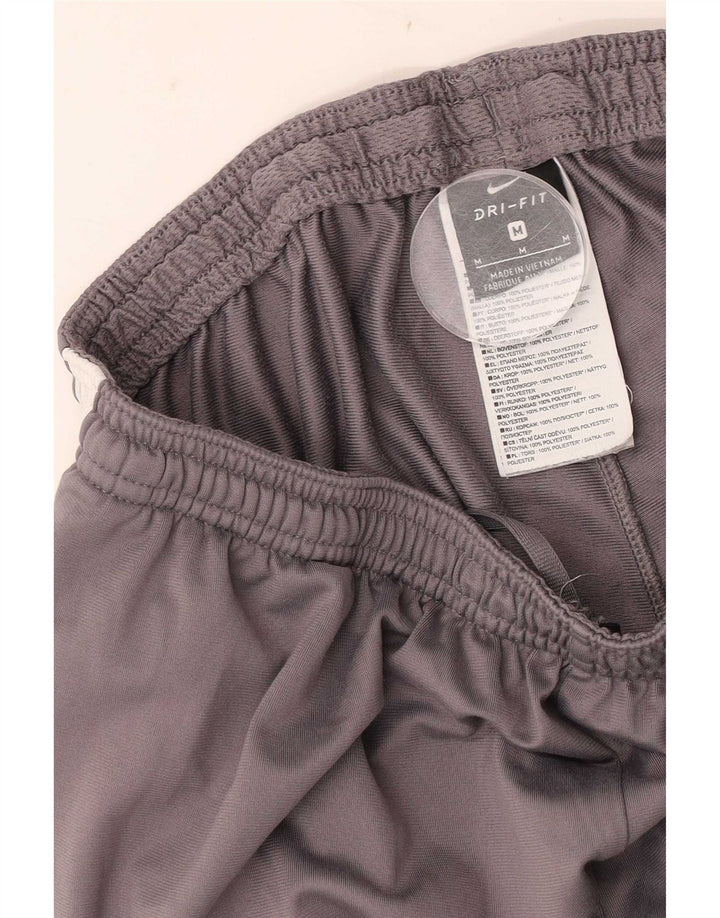 Nike Mens Dri Fit Tracksuit Trousers Medium  Grey Colourblock Polyester