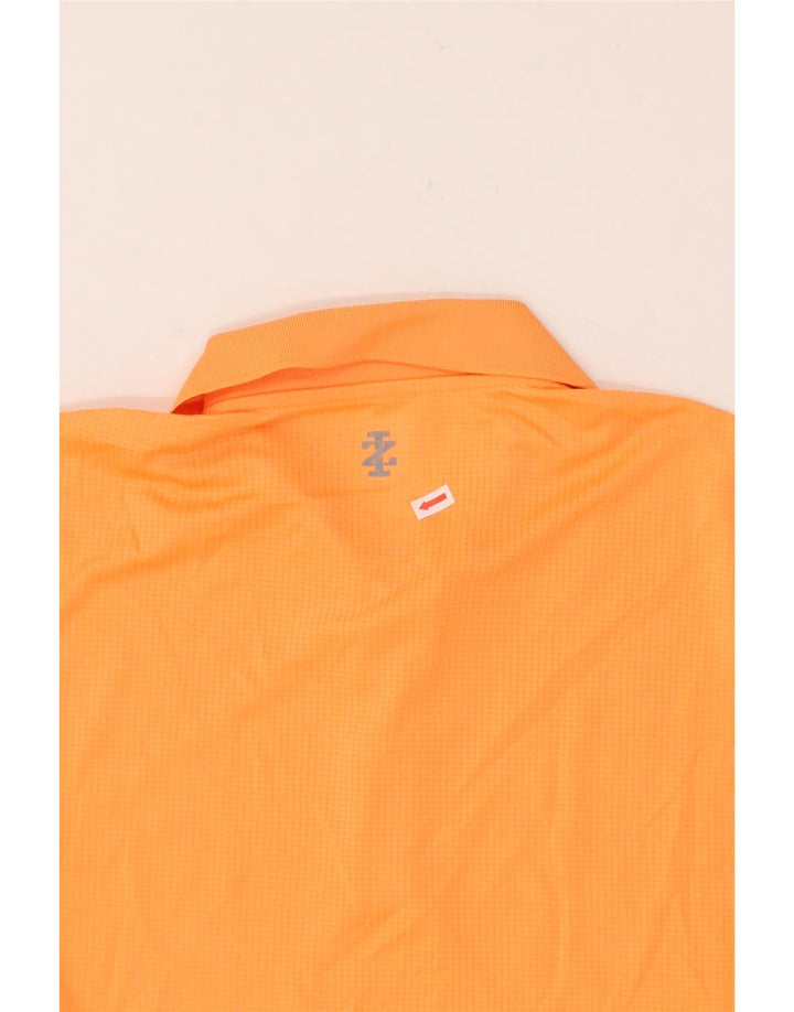 IZOD Mens Polo Shirt Small Orange Polyester Vintage Izod and Second-Hand Izod from Messina Hembry 