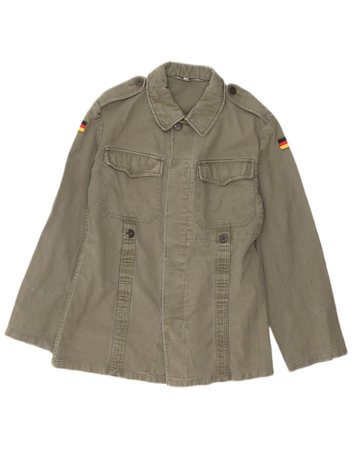Vintage Mens Military Jacket UK 38 Medium Khaki
