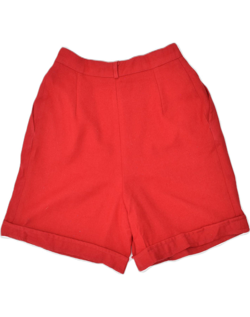 VINTAGE Womens High Waist Casual Shorts IT 42 Medium W26 Red | Vintage Vintage | Thrift | Second-Hand Vintage | Used Clothing | Messina Hembry 