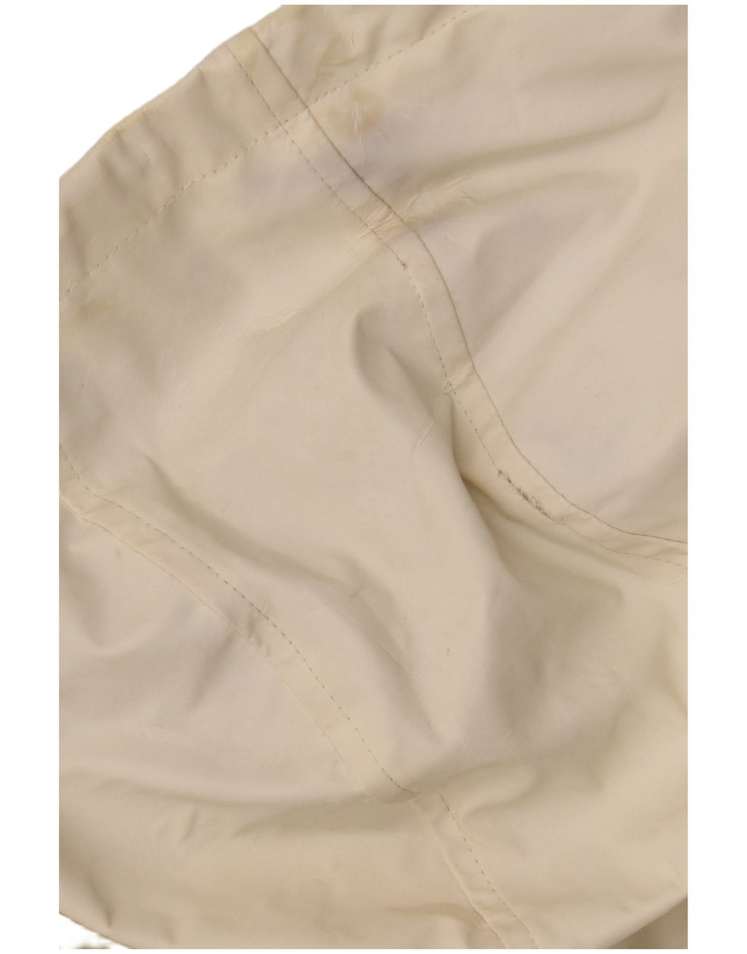 Topshop Womens Oversized Hooded Rain Jacket UK 10 Small Off White
